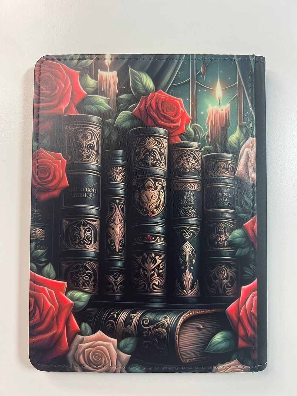 Thumbnail: Green Books & Roses