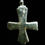 Thumbnail: Ancient Byzantine Empire  Bronze Cross (8th–10th Century AD)