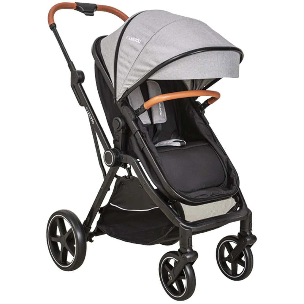 Carrinho de Bebê Kiddo Travel System Nomad - Melange Grafite Preto