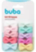 Kit 10 Laços Para Bebê Com Presilha Buba Coloridos 0-1 M