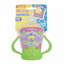 Copo Flor com Bico e Alça 210ml - Nuby