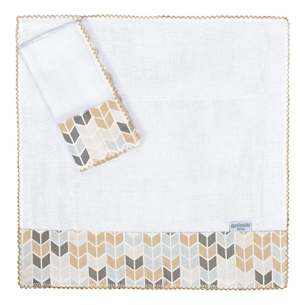 Fralda de Boca Bebê Savannah 2 Pçs - Batistela