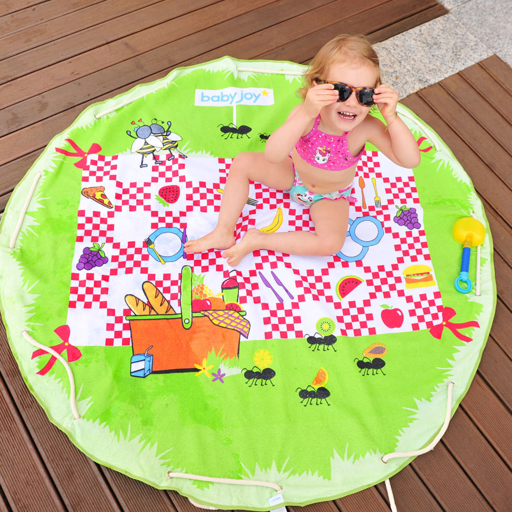 Tapete Bolsa Dupla Face Baby Joy Funny