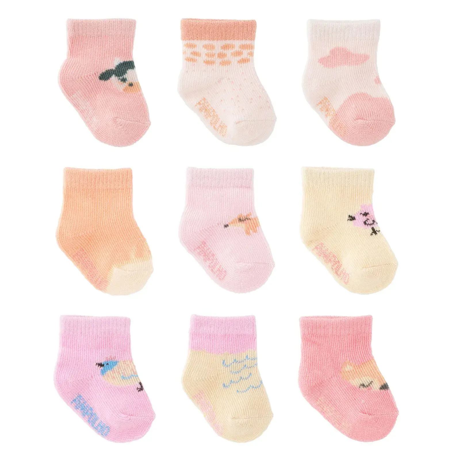 Kit meia colorida C/3 pares tag Tam zero feminino Pimpolho