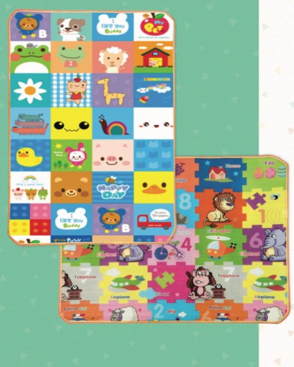 Tapete de Atividades para Bebê - Fun Friends I - 120x90 cm - P&P