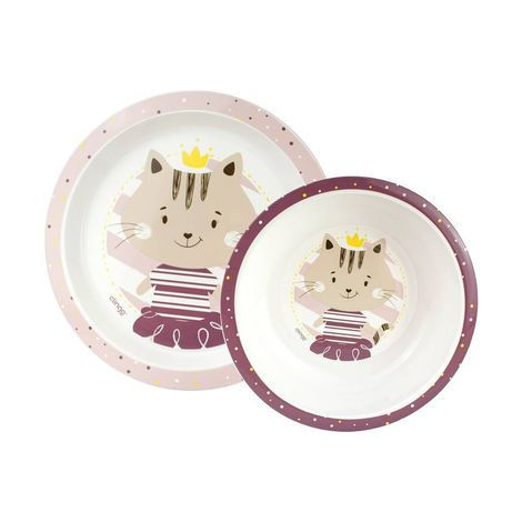 Prato e bowl Gatinha - Clingo