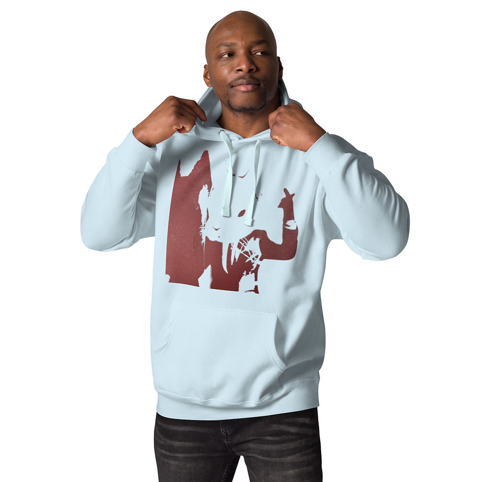 Thumbnail: Disco Bunny Unisex Hoodie