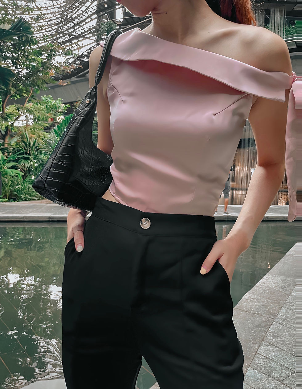 Thumbnail: Modern Renaissance Mid-silt Bootcut Suit Pants 