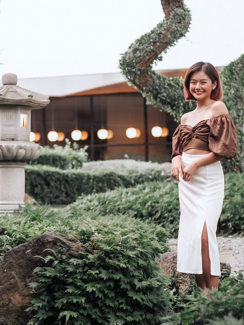 Thumbnail: O’ Divine Side Silt Midi Skirt [PEARL WHITE]