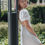 Thumbnail: Lovergirl Cross-back Puff Sleeve Dress (WHITE)