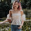 Thumbnail: Chef’s Kiss Off Shoulder Puff Sleeves Peplum Top (BEIGE)