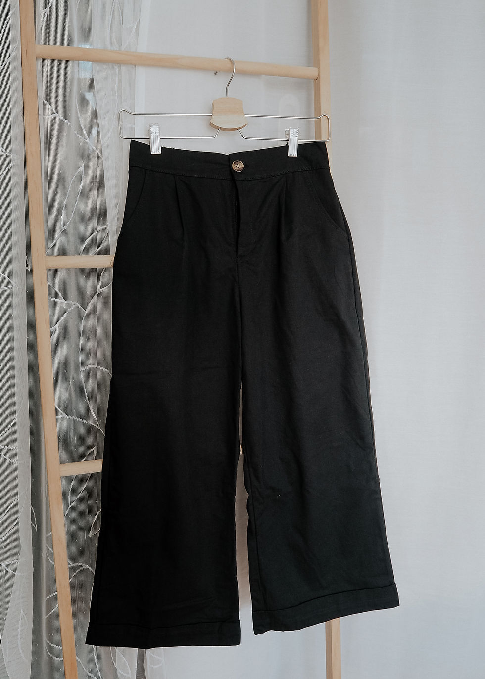 Thumbnail: Limitless Tailored Wide Leg Cuffed Pants