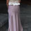 Thumbnail: Secret Rendezvous Satin Fishtail Midi Skirt (DUSTY ROSE)