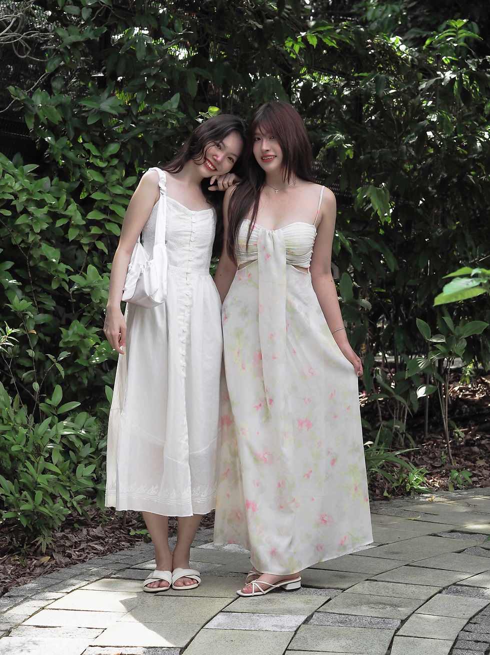 Thumbnail: [BUNDLE SET] Spring Floristry x  La Belle Saison Spag Dress 
