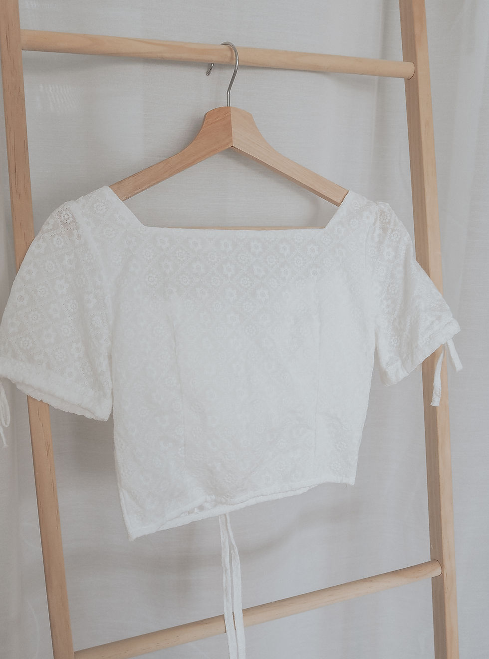 Thumbnail: Heart of Charms Floral Crochet Ribbon Top