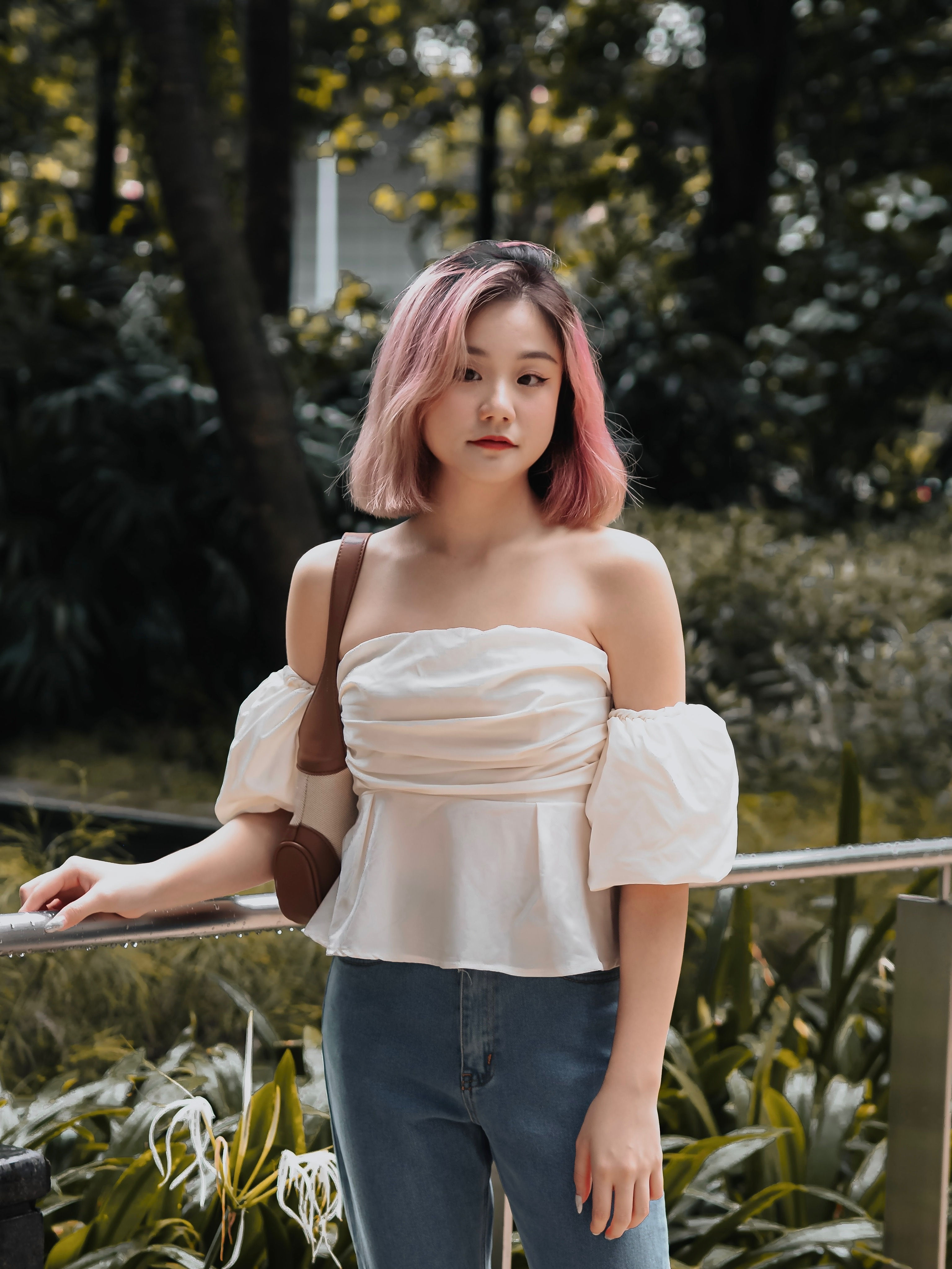 Chef’s Kiss Off Shoulder Puff Sleeves Peplum Top (BEIGE)
