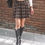 Thumbnail: Tiramisu Toffee Checkered Plaid Pleated Skirt