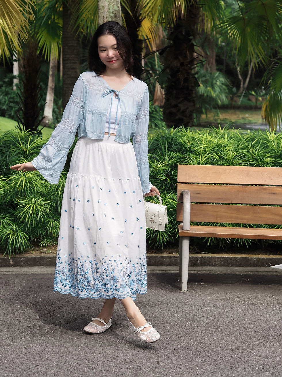 Thumbnail: Ocean Eyes Bohemian Floral Mesh Cardigan