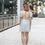 Thumbnail: Lovergirl Cross-back Puff Sleeve Dress (WHITE)