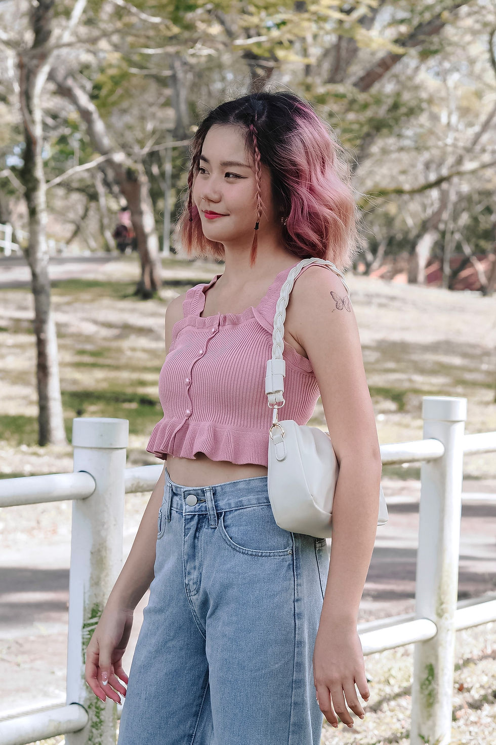 Thumbnail: Sweet Fling Mermaid Ruffle Top (BABY PINK)