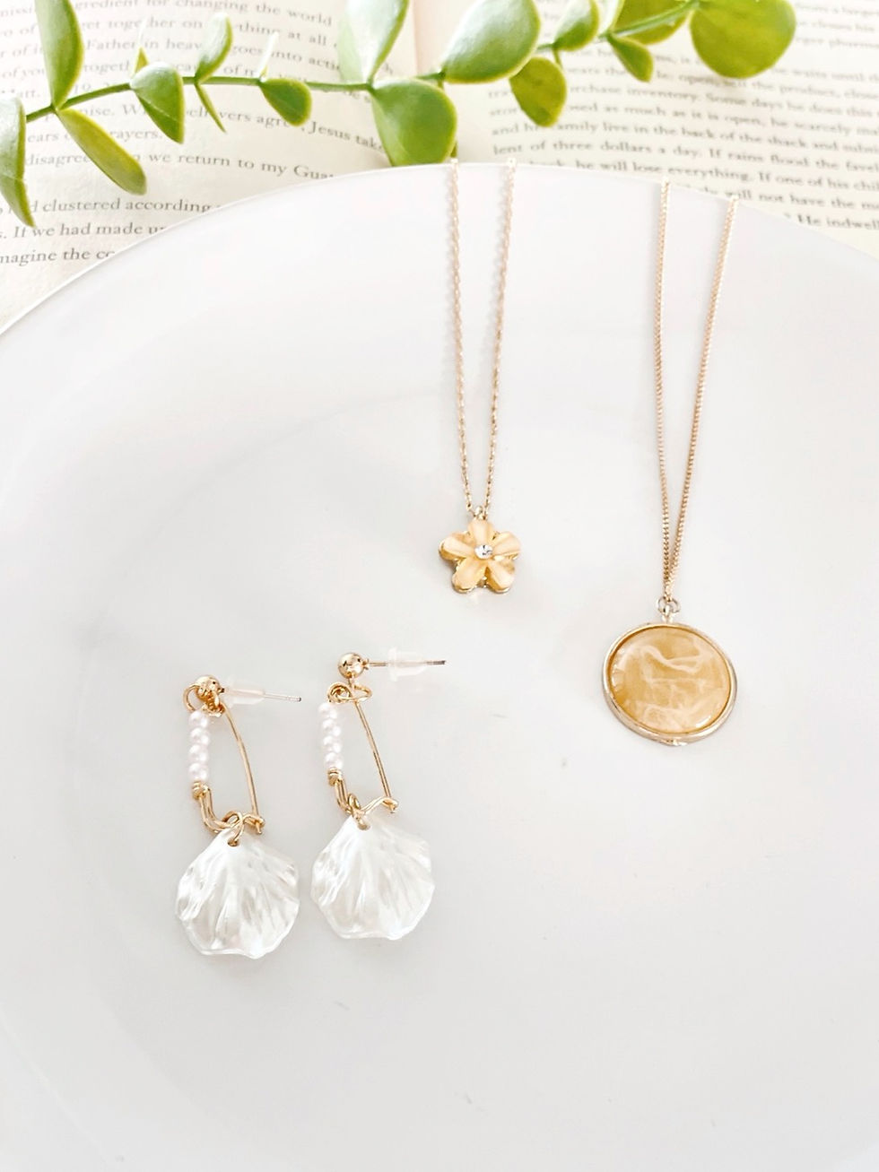 Thumbnail: [2-PC DUO PENDANT SET] Mon Cheri x Mon Amour