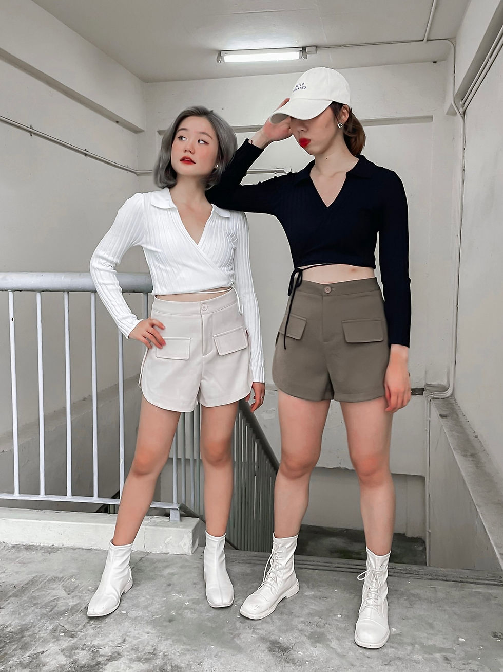 Thumbnail: [BUNDLE SET] City of Angels Top x Boston Pocket Shorts