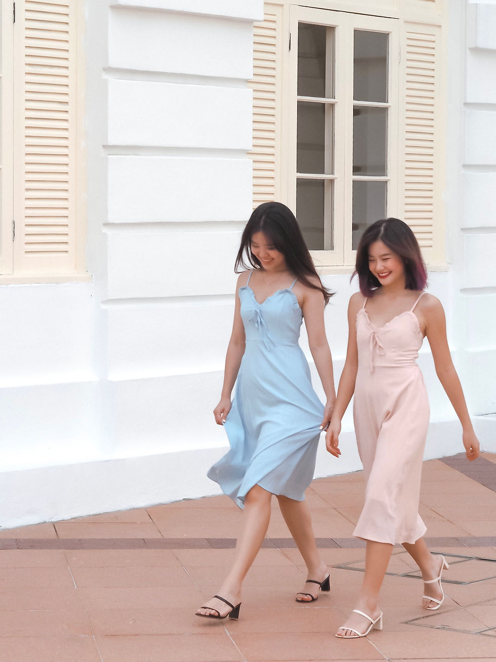 Thumbnail: Songs of Love Ruffle Midi Dress (BABY BLUE)