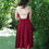 Thumbnail: Marilyn Monroe Crossback Cutout Spag Dress (RUBY RED) 