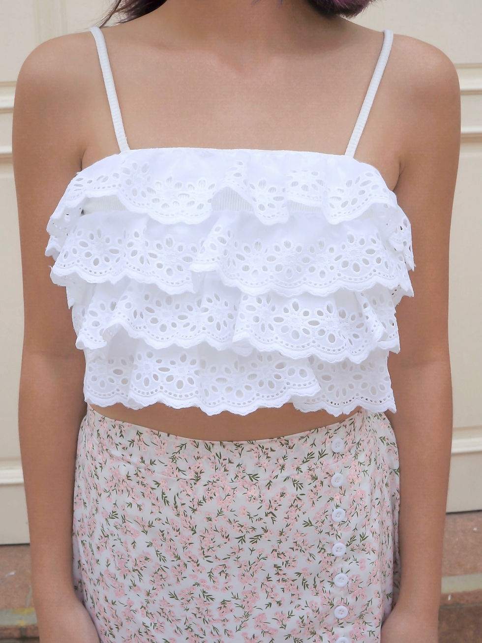 Thumbnail: [BUNDLE SET B] Prairie Days Crochet Top x Simple Musings Pants