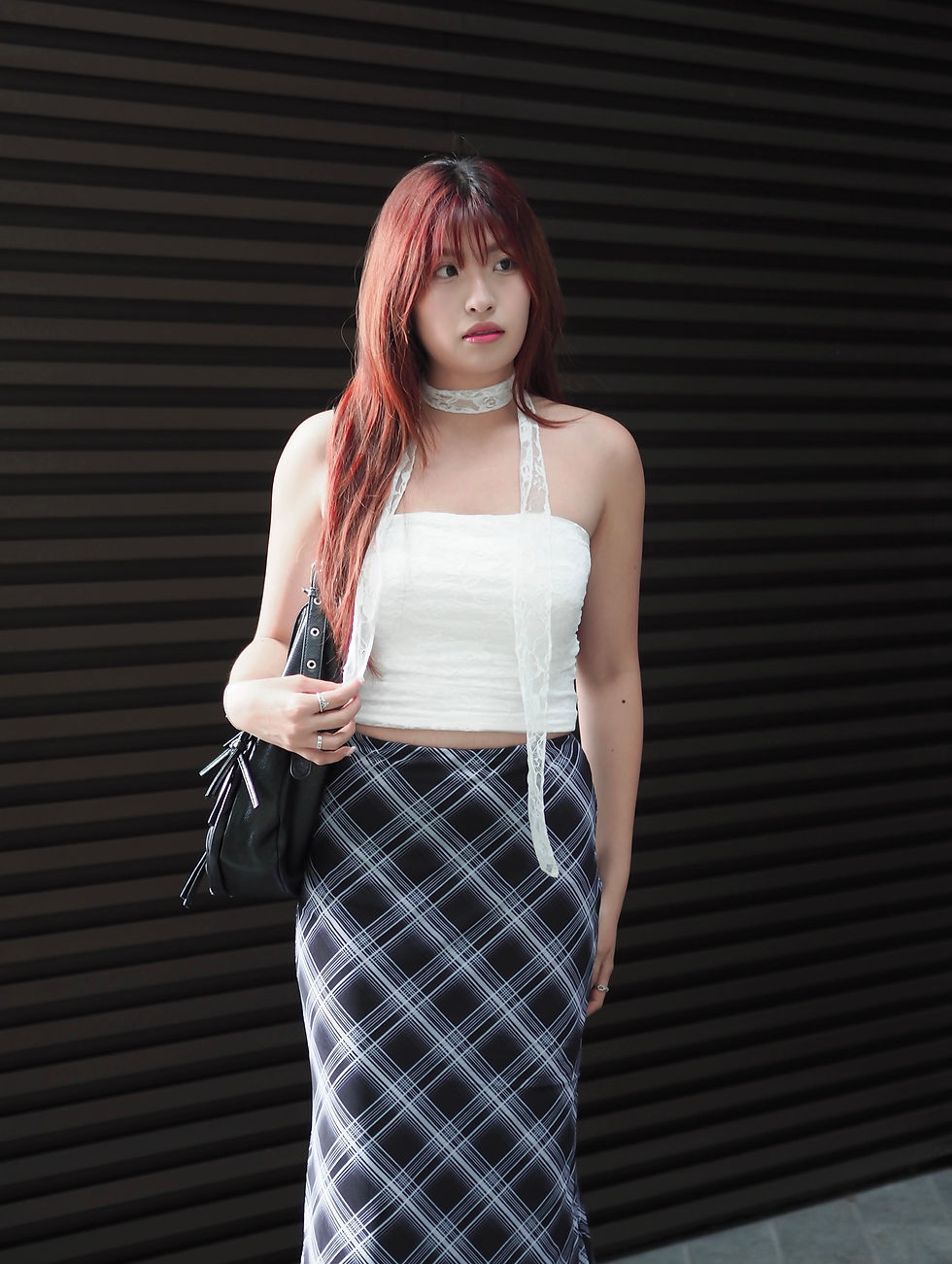 Thumbnail: Love and Lace 2-way Floral Mesh Choker Tube Top
