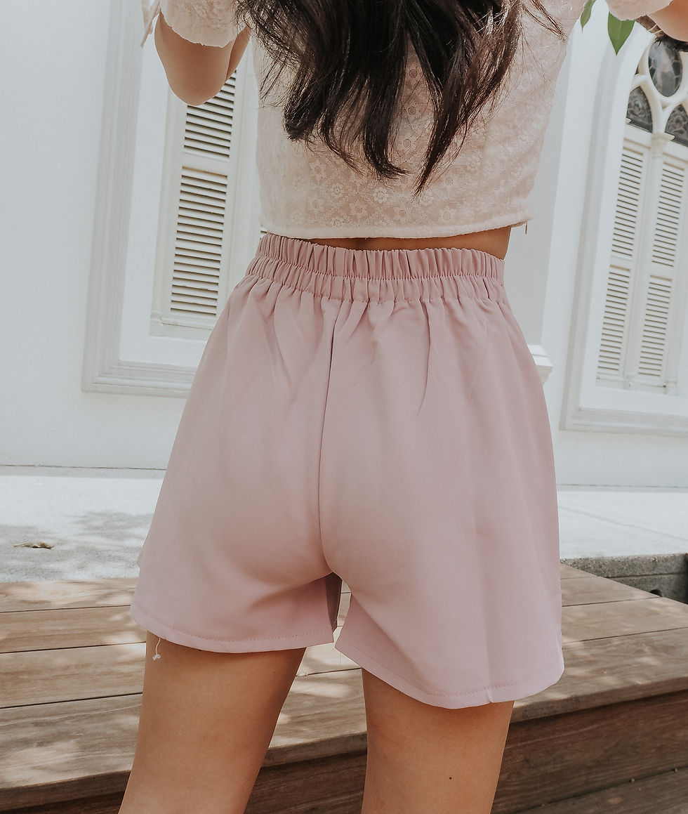 Thumbnail: Spring in Her Steps Pocket Shorts [LILAC PURPLE]