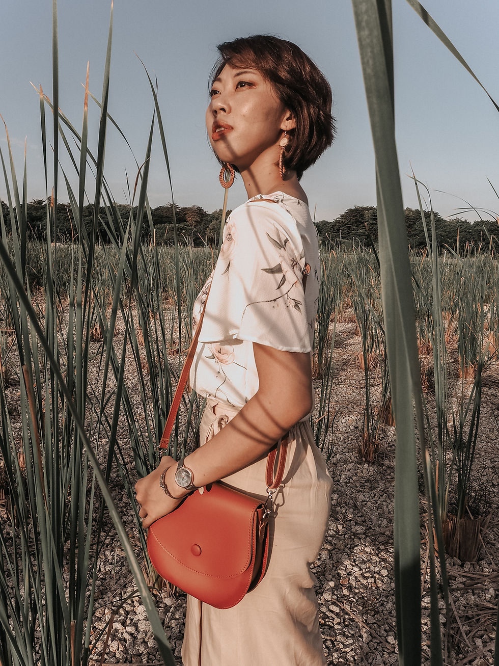 Thumbnail: Vanessa Vintage Crossbody Saddle Bag (BROWN | BLACK)