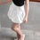 Thumbnail: Marshmallow Ribbon Bubble Cloud Skirt (WHITE) 
