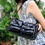Thumbnail: Sweet Keepsakes Ribbon Cargo Shoulder Bag (BLACK)