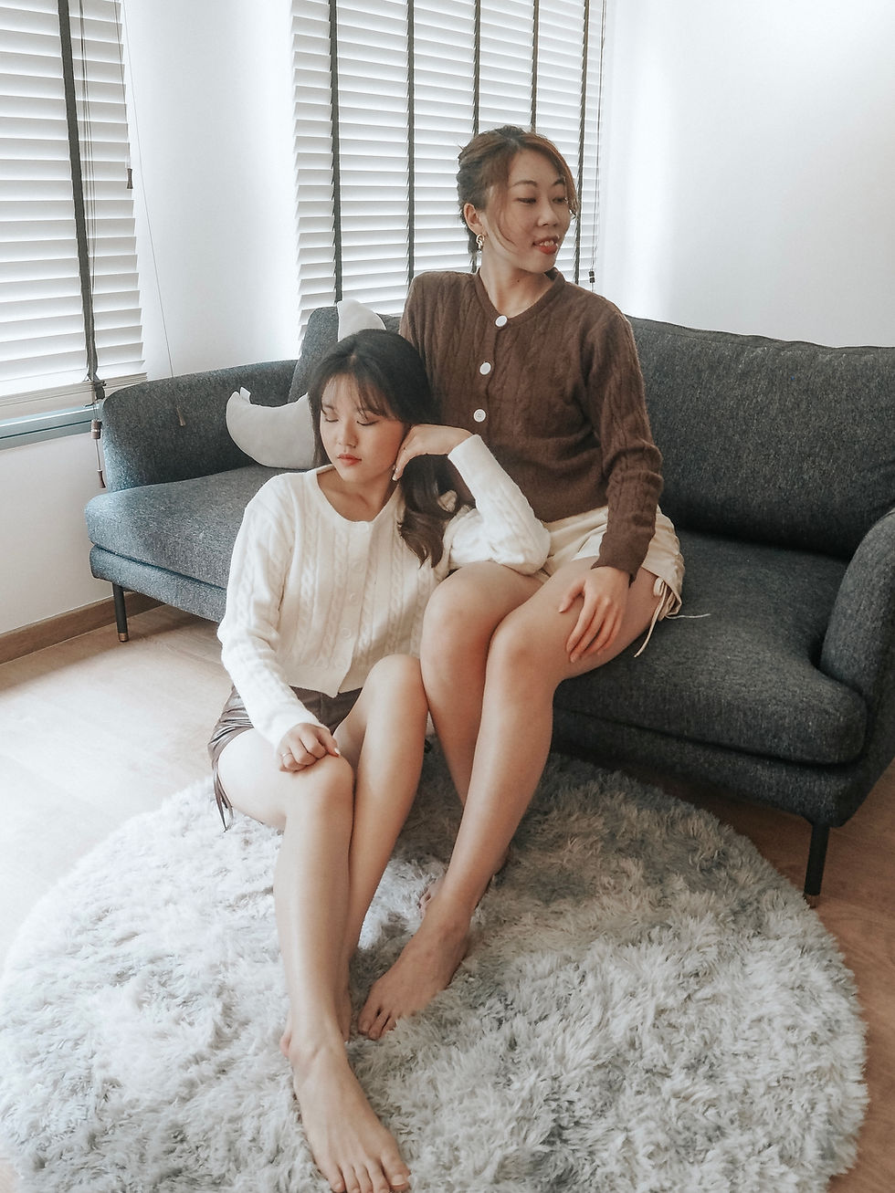 Thumbnail: Penny For Your Thoughts Weaved Cable Knit Top [CINNAMON BROWN]