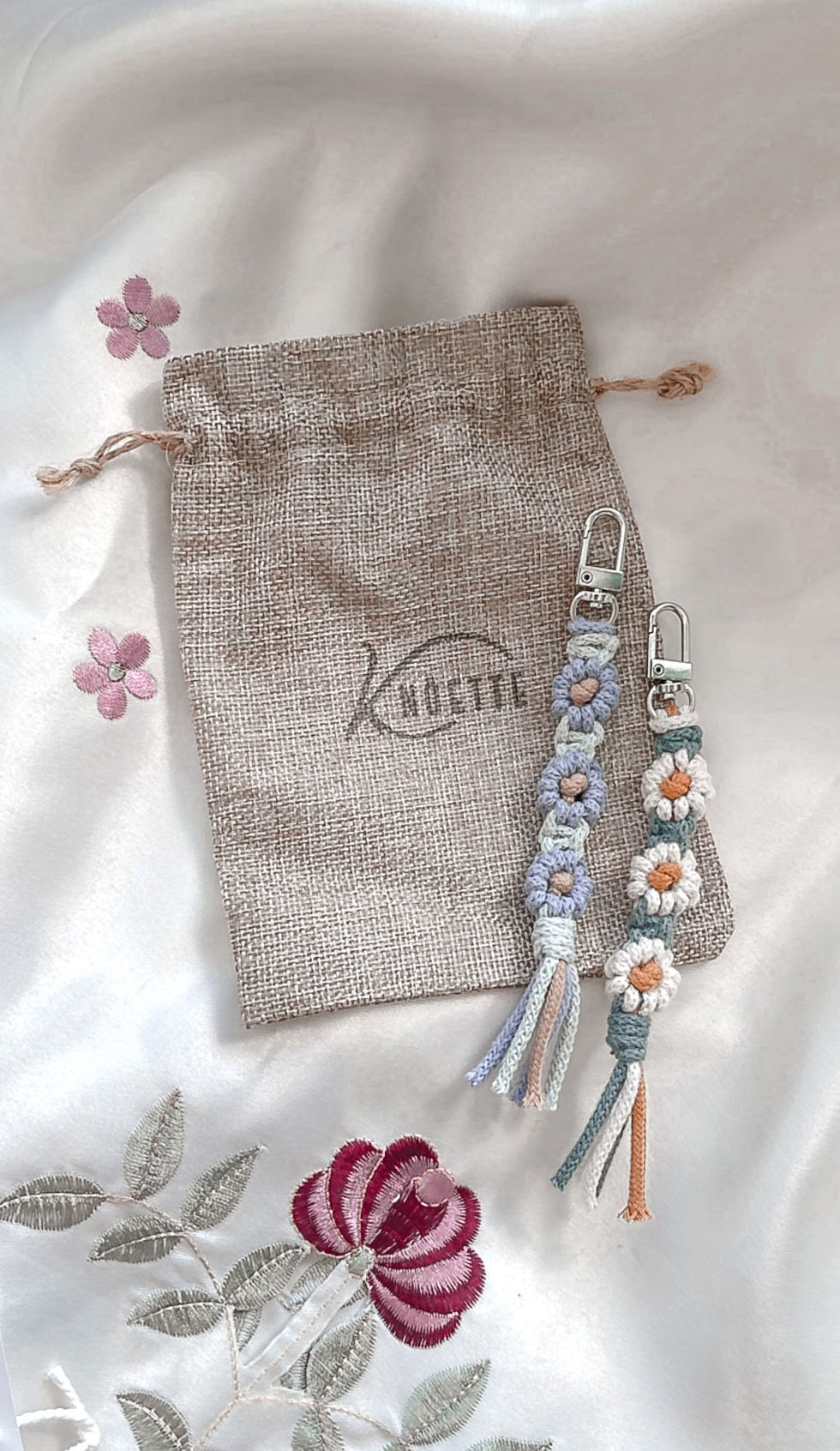Thumbnail: [ASSORTED] Wildflow3r Macrame Keychains 
