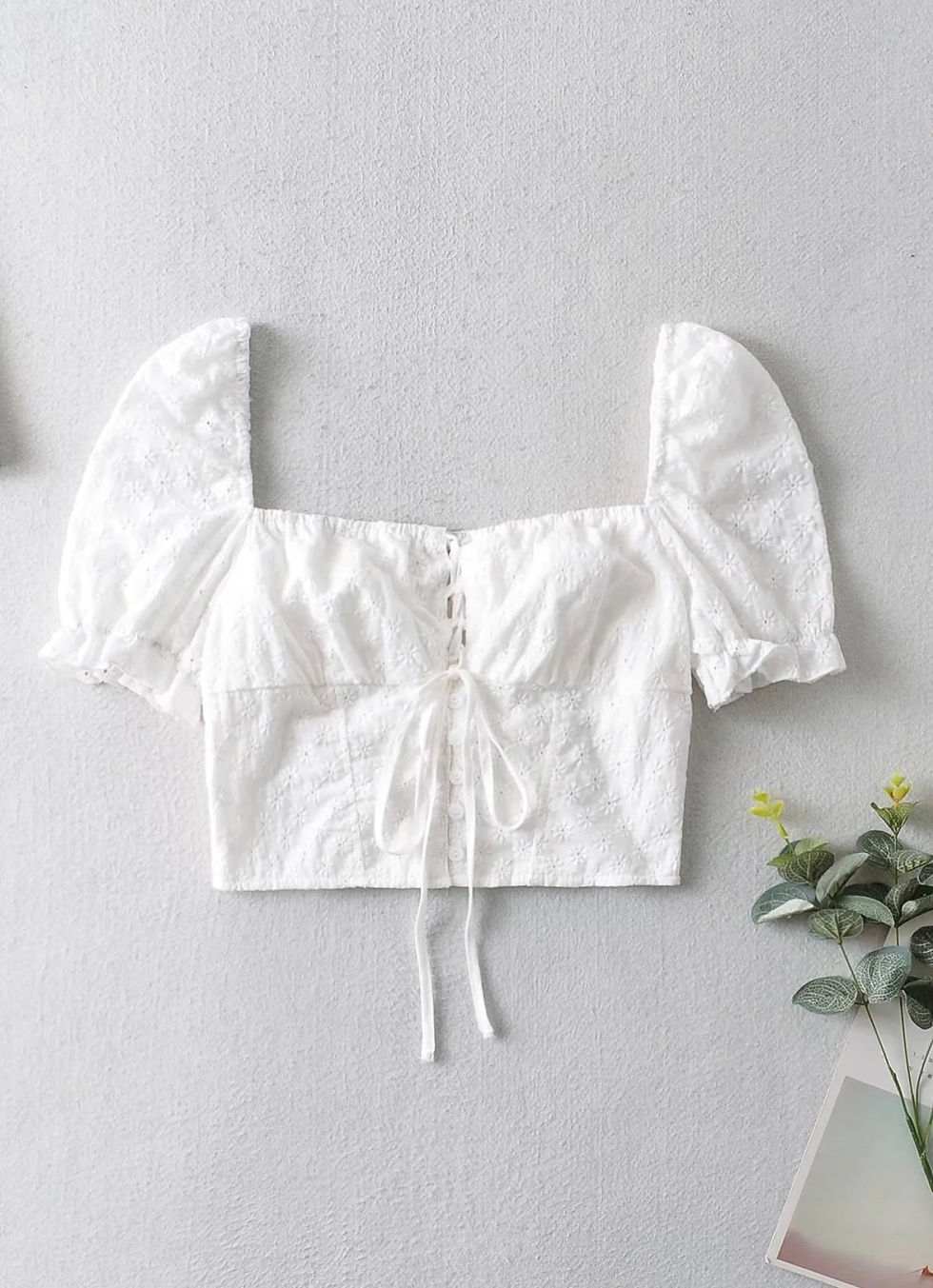 Thumbnail: Sweet Dreams Floral Crochet Corset Top