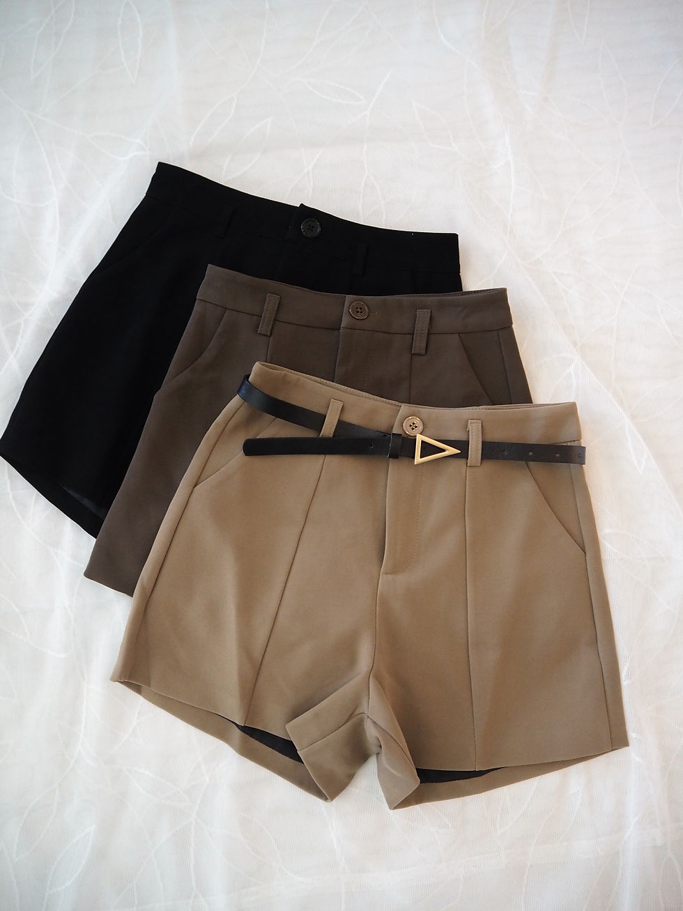 Thumbnail: Pleasantries of Youth Tailored High Waist Shorts  [3 COLOURS]