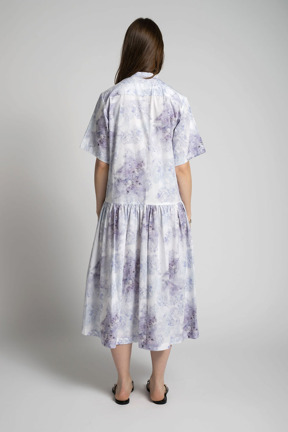 Thumbnail: VIRTUOSO Dress Midi | Cotton | Botanical Print LUKKA x ATELIER DE MYRI