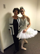 Charla Genn e Aurora Dickie após estréia de Aurora como Odette/Odile em O Lago dos Cisnes - Kennedy Center for the Performing Arts - Washington, DC - Estados Unidos