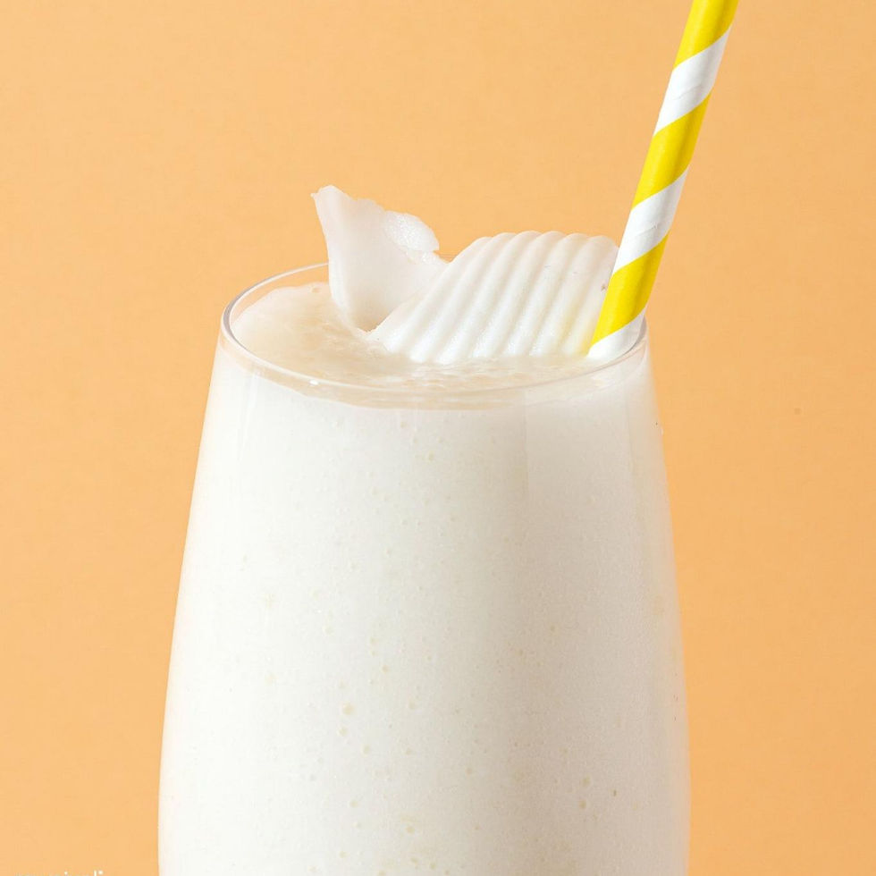 Coconut milk smoothie for Stronger, Fuller Hair