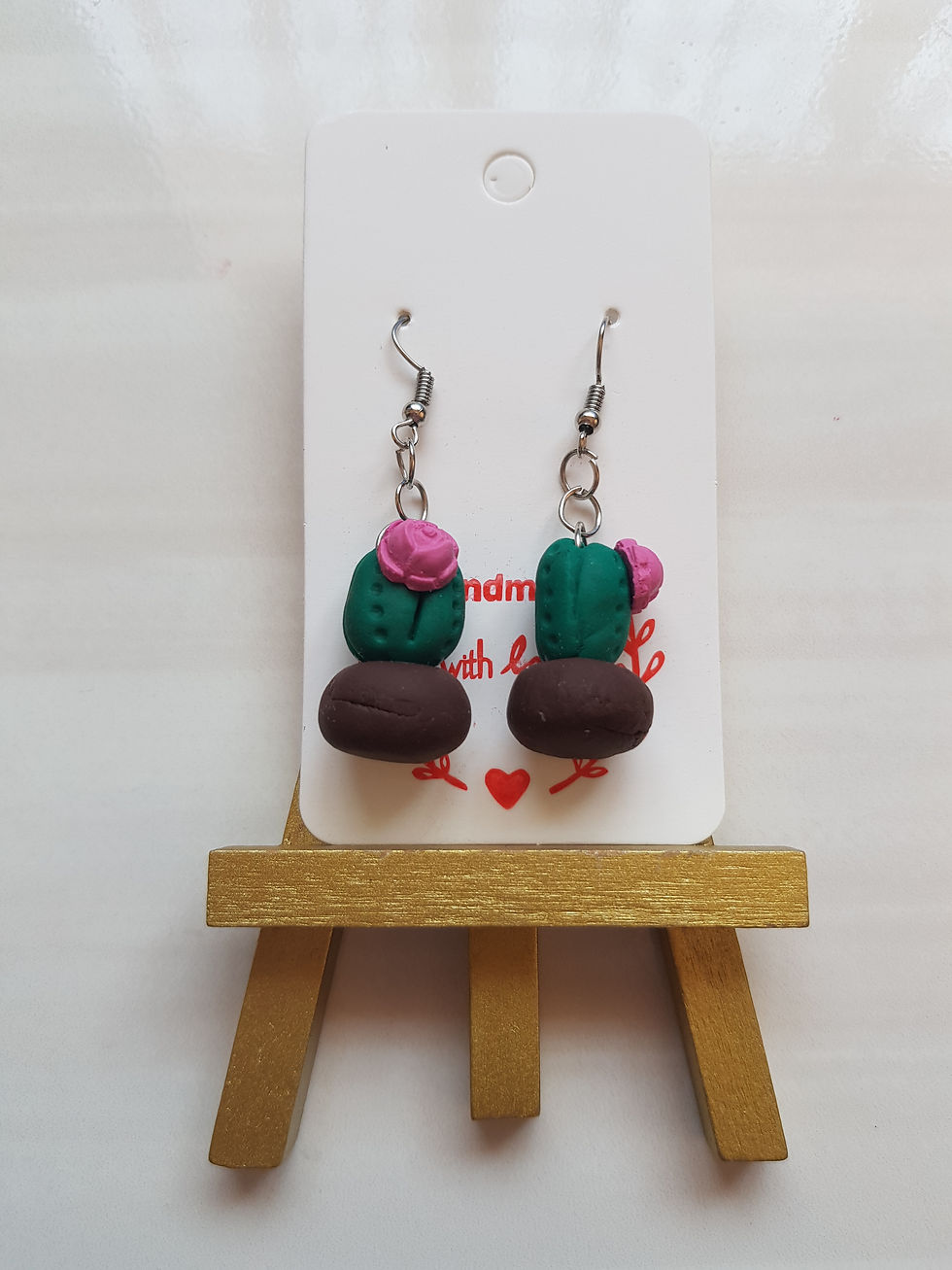 Thumbnail: Potted Cactus Earrings