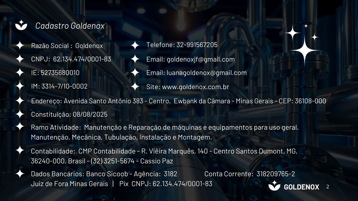 Cadastro Goldenox