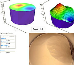 Material inside of silo