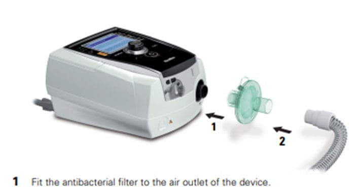 Miniatura: Filtro Antibacteriano ResMed 50 pack