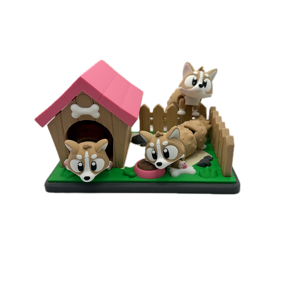 Thumbnail: Flexi Corgi & Backyard Playset