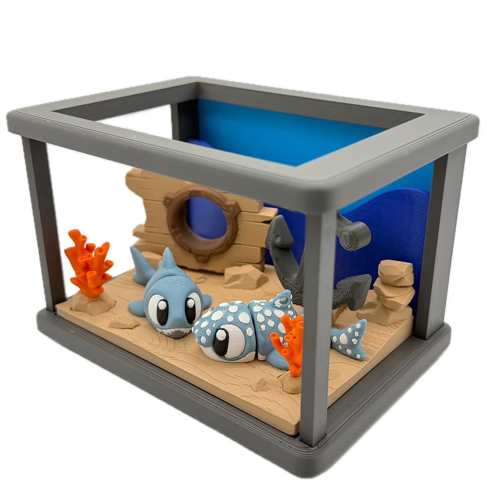 Thumbnail: Flexi Shark & Whale Shark – Deep Sea Playset