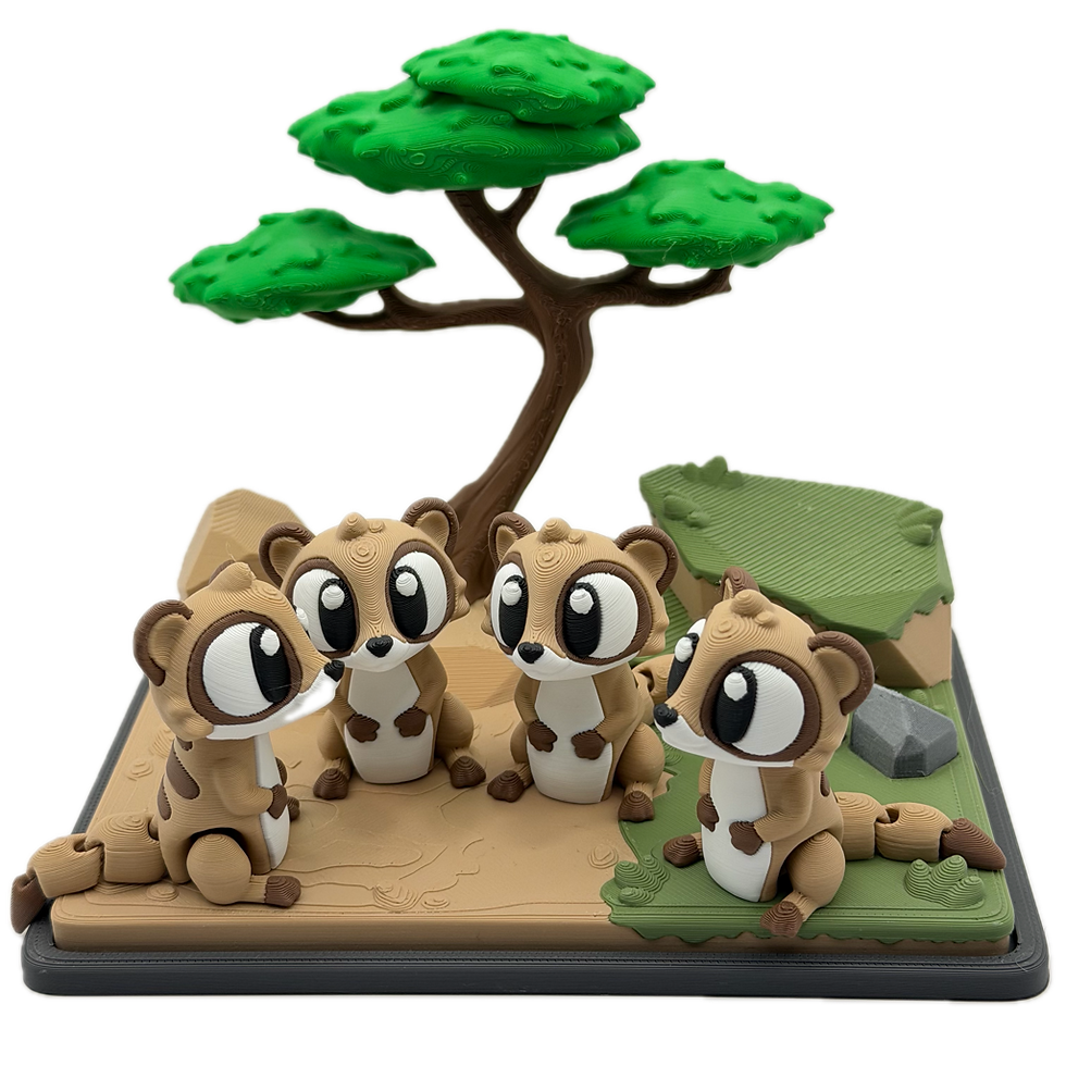 Thumbnail: Flexi Meerkat & Savannah Playset