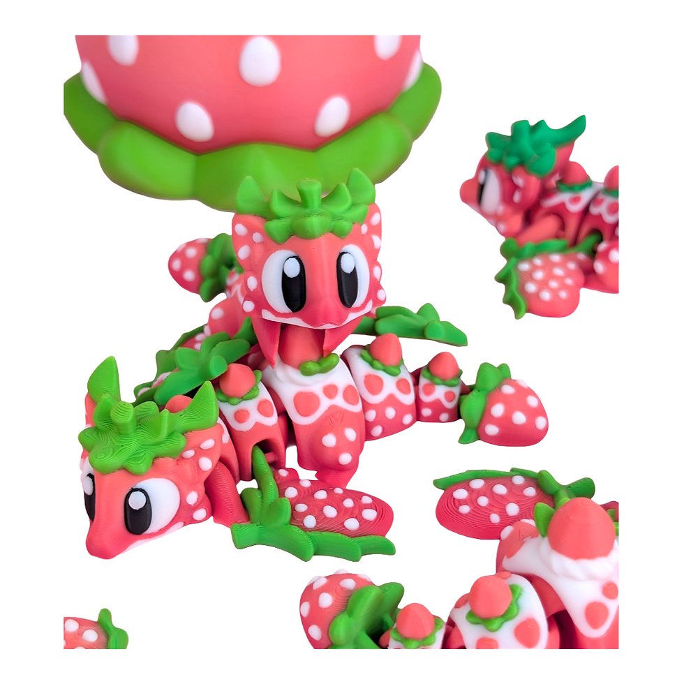 Thumbnail: Strawberry Pudding Mini Dragon & Egg