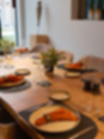 Dining room at meeting venue